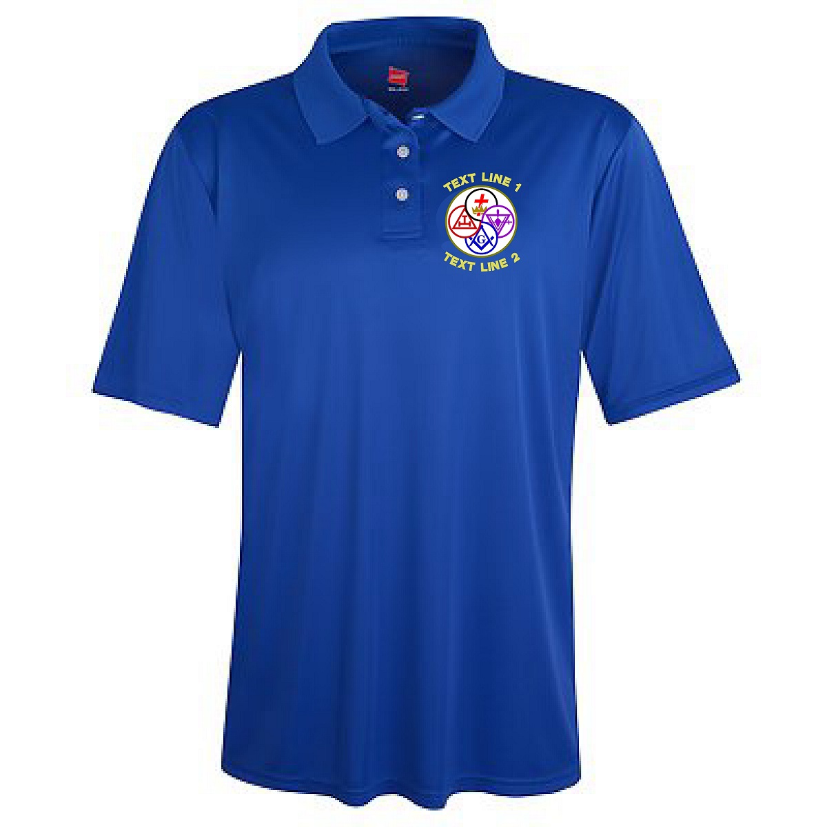 York Rite Moisture Wicking Polyester Polo #908 (image for) York Rite Moisture Wicking Polyester Polo #908